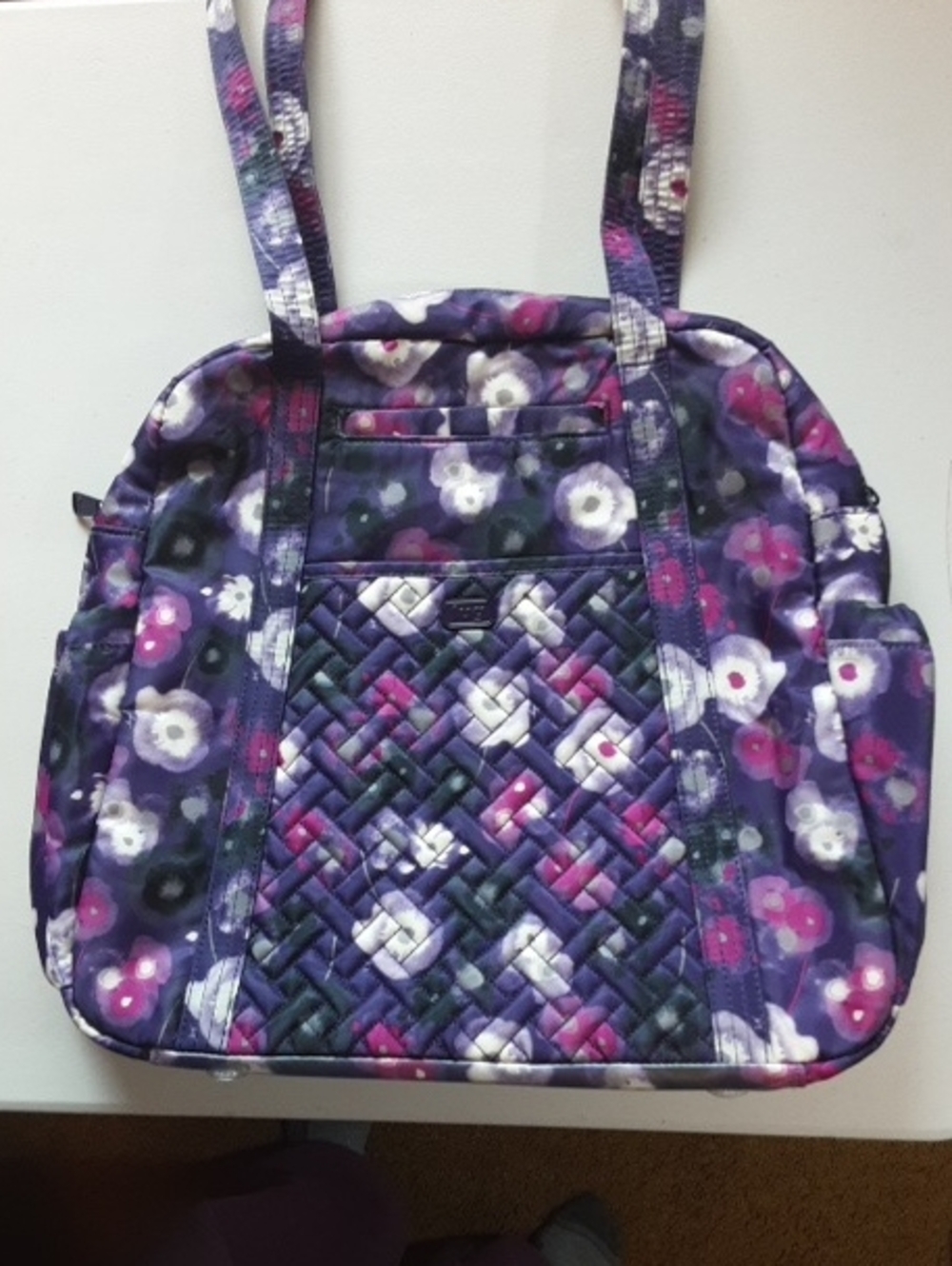 Lug Sprinter Tote In a  Lovely Floral Pattern